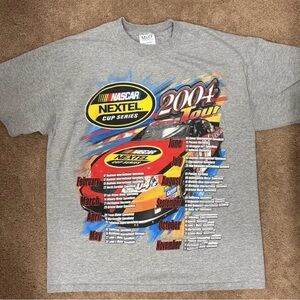 VTG. Nascar Nextel Cup Series 2004 Tour T-Shirt Large